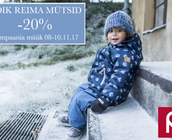 REIMA mütside sooduskampaania 08-10.11.2017